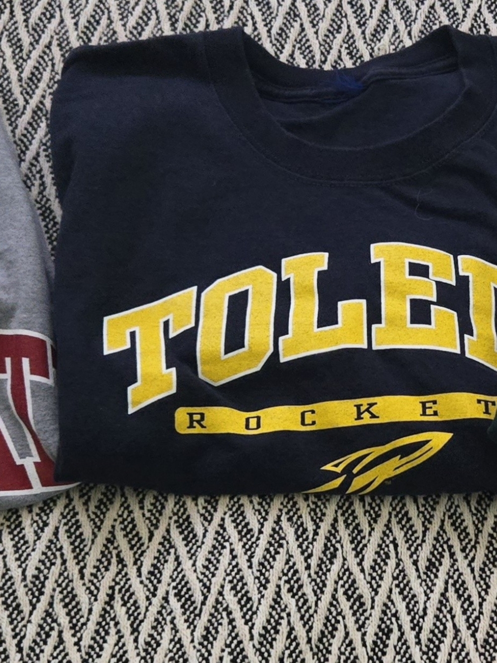 Men's T-Shirt Bundle Size Large - Ohio State, Toledo Rockets, Peru - Set of 3